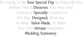 Bespoke Wedding Stationery by Adumbrate Design